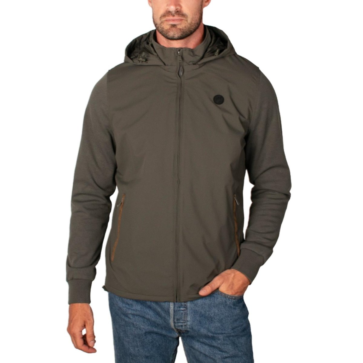 Chamarra con capucha desmontable y bolsillos para hombre Greenlander - Greenlander