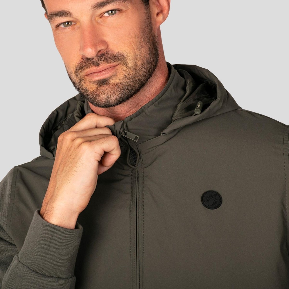 Chamarra con capucha desmontable y bolsillos para hombre Greenlander - Greenlander