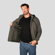 Chamarra con capucha desmontable y bolsillos para hombre Greenlander - Greenlander