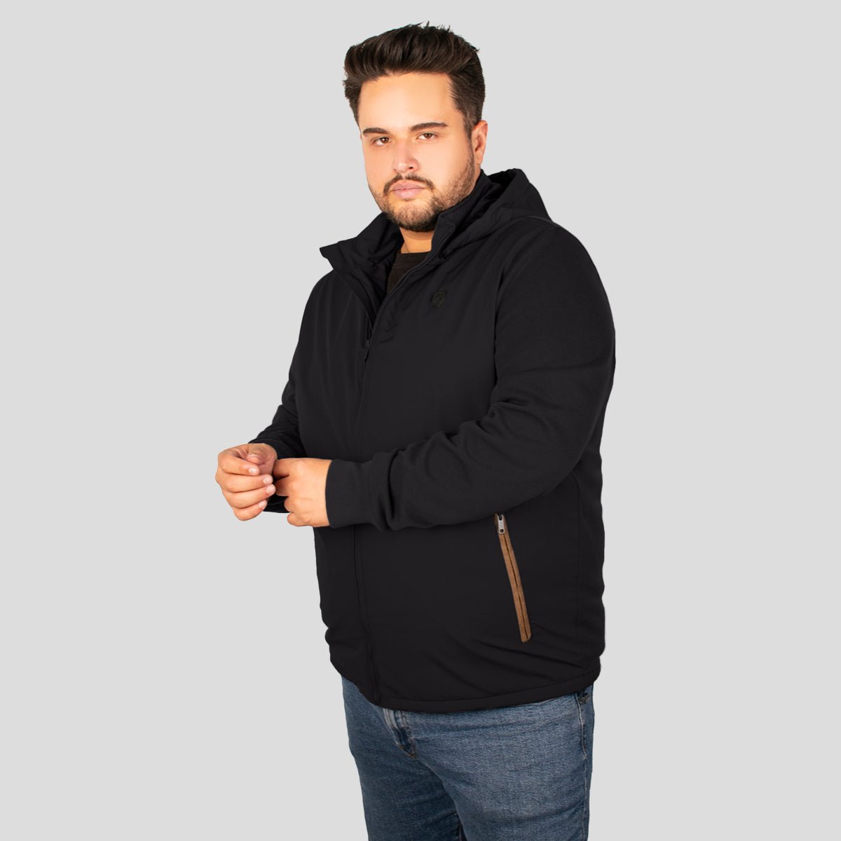 Chamarra con capucha desmontable y bolsillos para hombre Greenlander - Greenlander