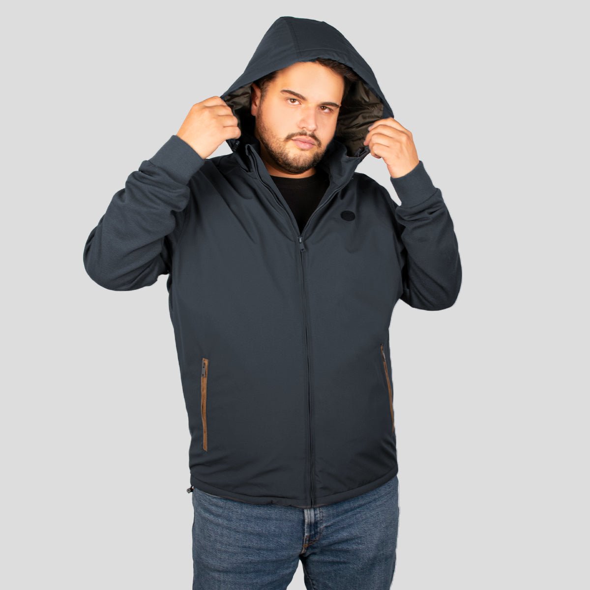 Chamarra con capucha desmontable y bolsillos para hombre Greenlander - Greenlander