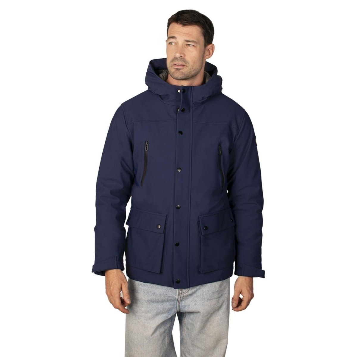 Chamarra con Capucha para hombre con bolsa interna Greenlander - Greenlander