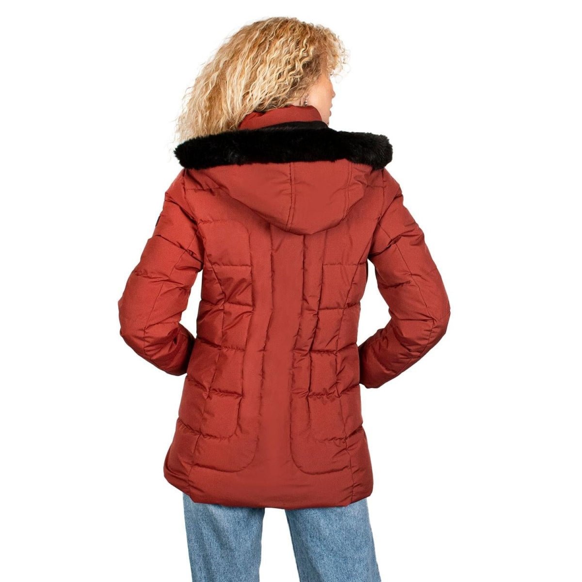 Chamarra Con Gorro Desmontable Mujer Premium - Greenlander