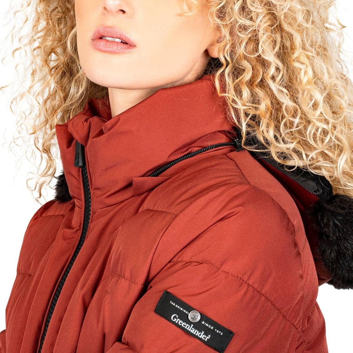 Chamarra Con Gorro Desmontable Mujer Premium - Greenlander