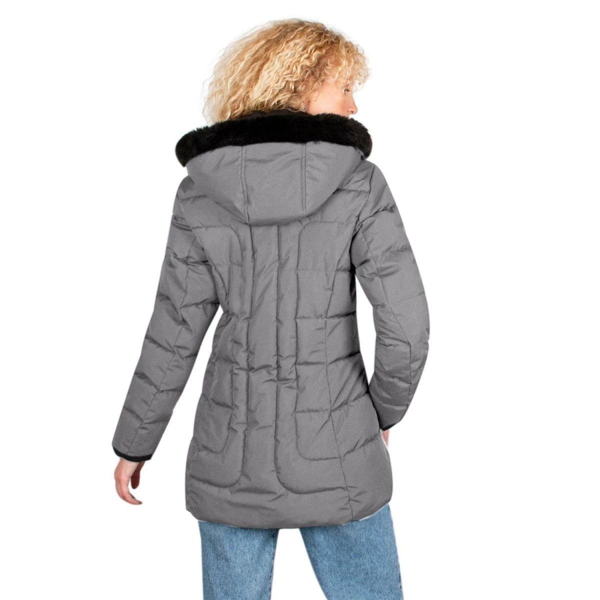 Chamarra Con Gorro Desmontable Mujer Premium - Greenlander