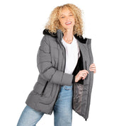 Chamarra Con Gorro Desmontable Mujer Premium - Greenlander