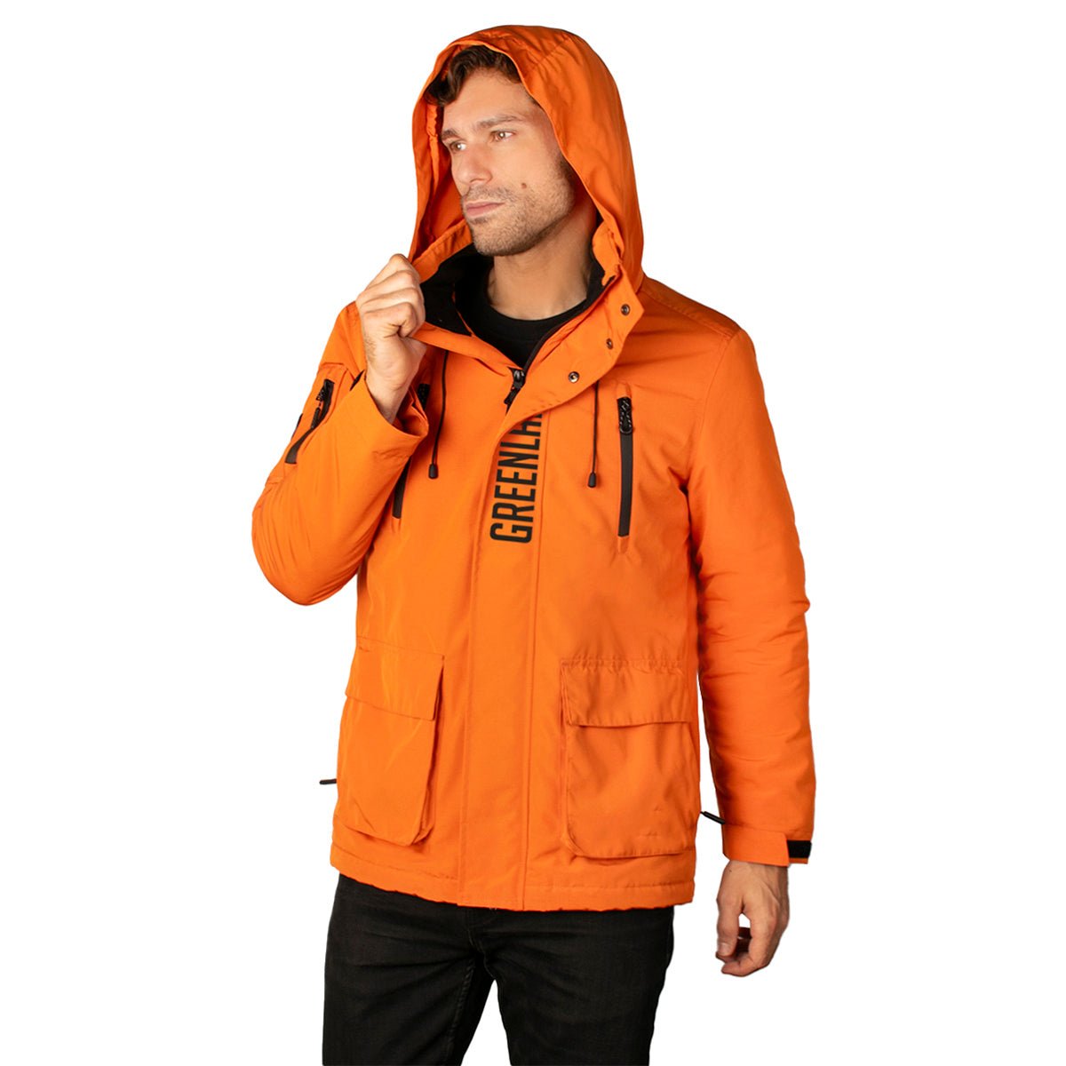 Chamarra Con Gorro Fijo Waterproof Greenlander Hombre - The Original Greenlander