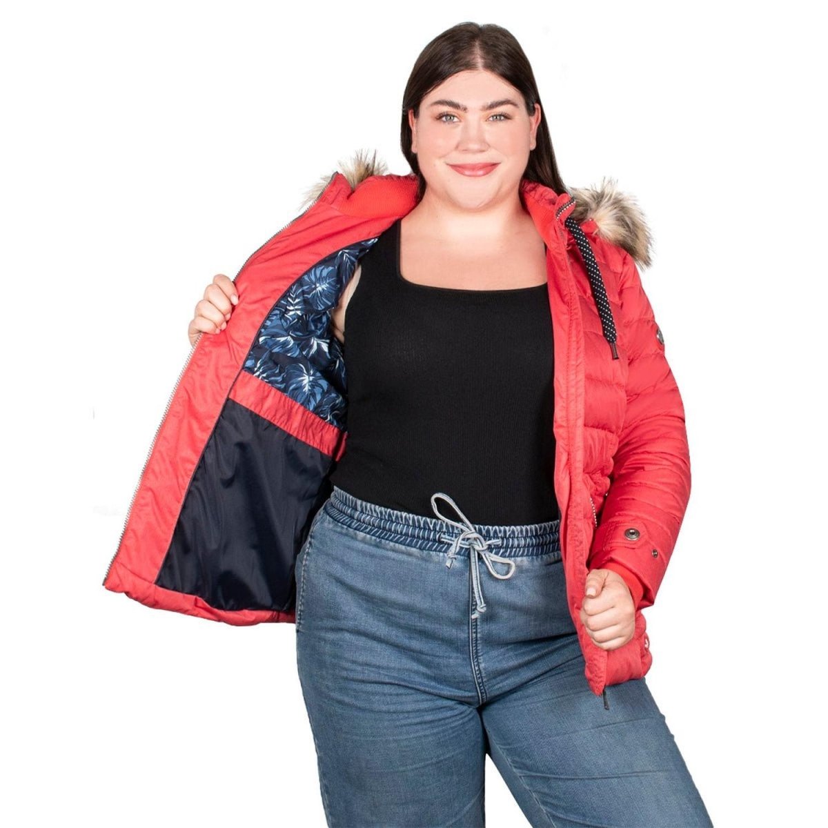 Chamarra Con Peluche Mujer Premium Plus Size - Greenlander