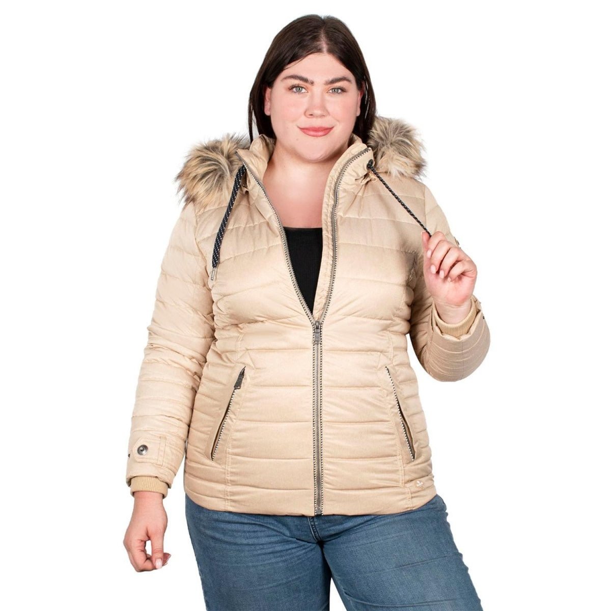 Chamarra Con Peluche Mujer Premium Plus Size - Greenlander