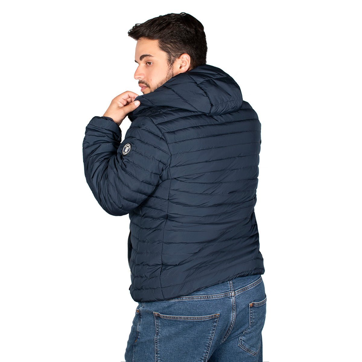 Chamarra con Relleno de Pluma y Gorro Hombre Plus Size - The Original Greenlander