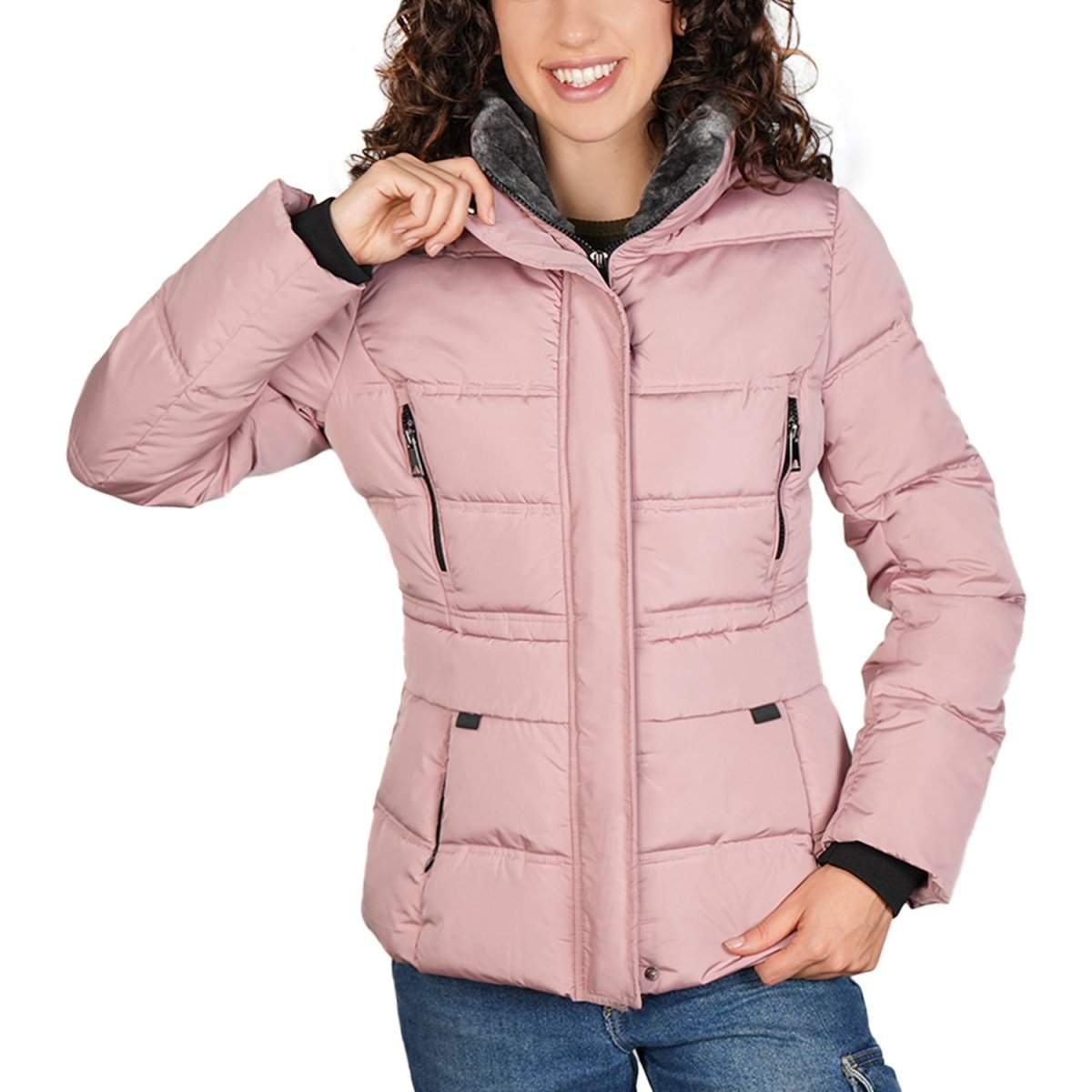 Chamarra corta capitonada para mujer con bolsillos Greenlander - Greenlander