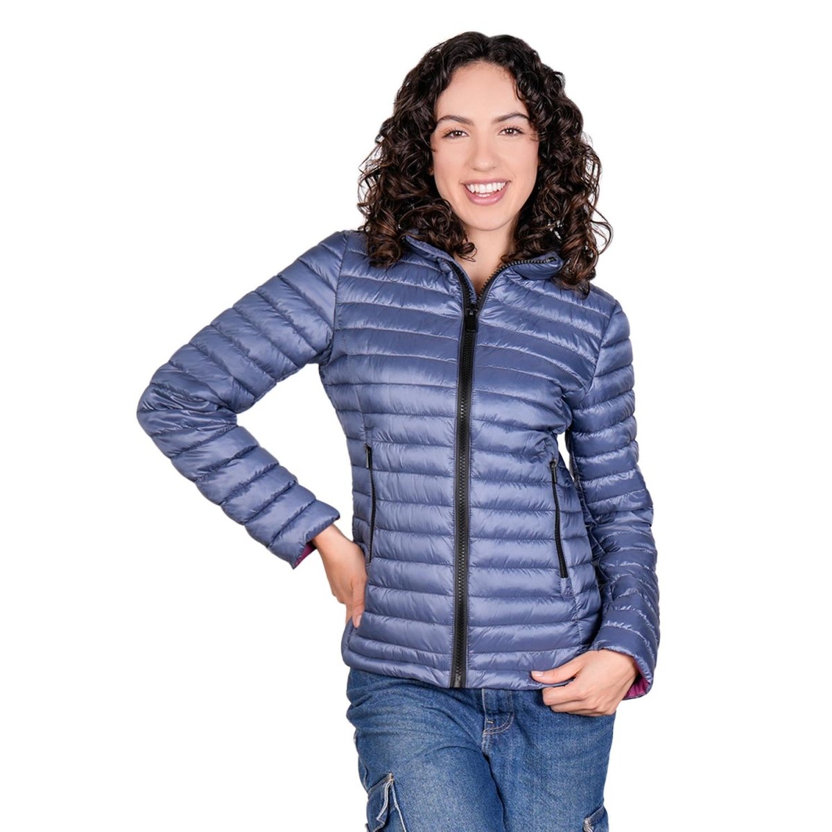 Chamarra corta capitonada para mujer con bolsillos Greenlander - Greenlander