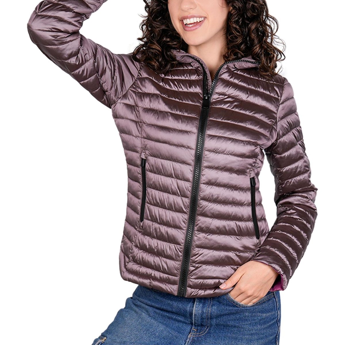 Chamarra corta capitonada para mujer con bolsillos Greenlander - Greenlander