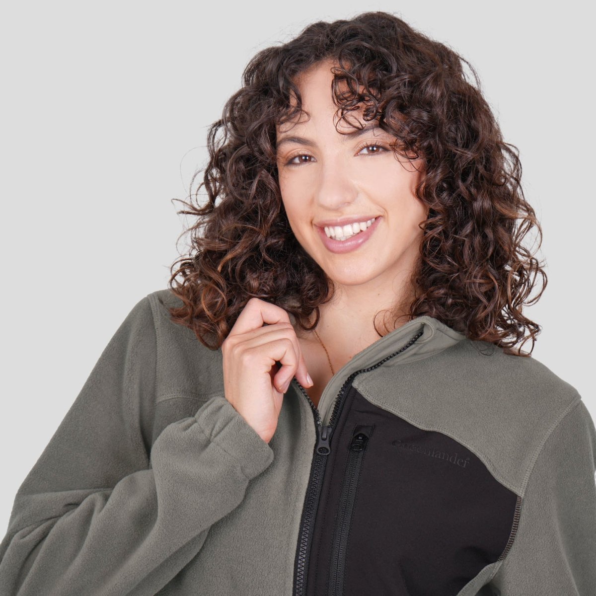 Chamarra de fleece holgado para mujer con bolsillos Greenlander - Greenlander