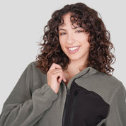 Chamarra de fleece holgado para mujer con bolsillos Greenlander - Greenlander
