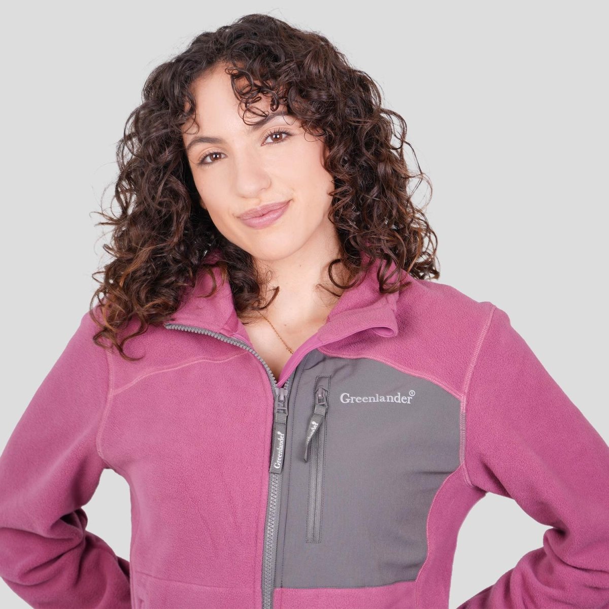 Chamarra de fleece holgado para mujer con bolsillos Greenlander - Greenlander
