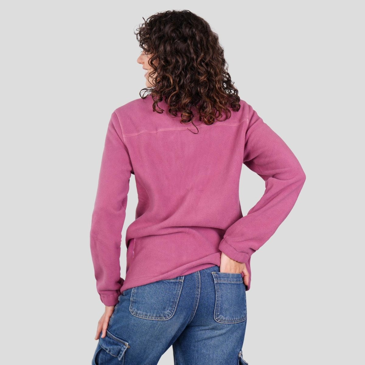 Chamarra de fleece holgado para mujer con bolsillos Greenlander - Greenlander