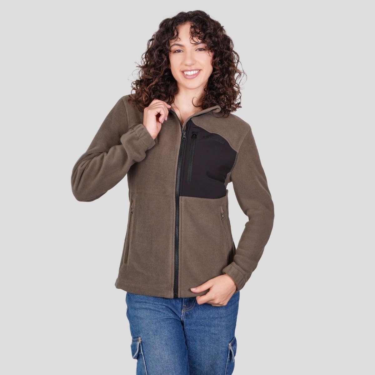 Chamarra de fleece holgado para mujer con bolsillos Greenlander - Greenlander