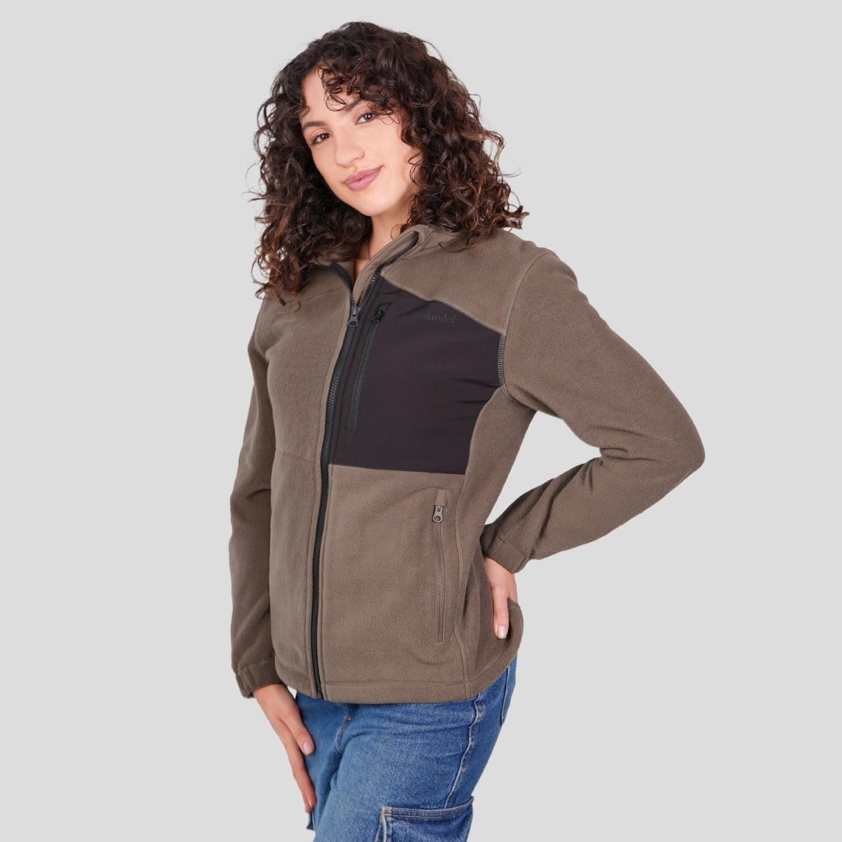 Chamarra de fleece holgado para mujer con bolsillos Greenlander - Greenlander