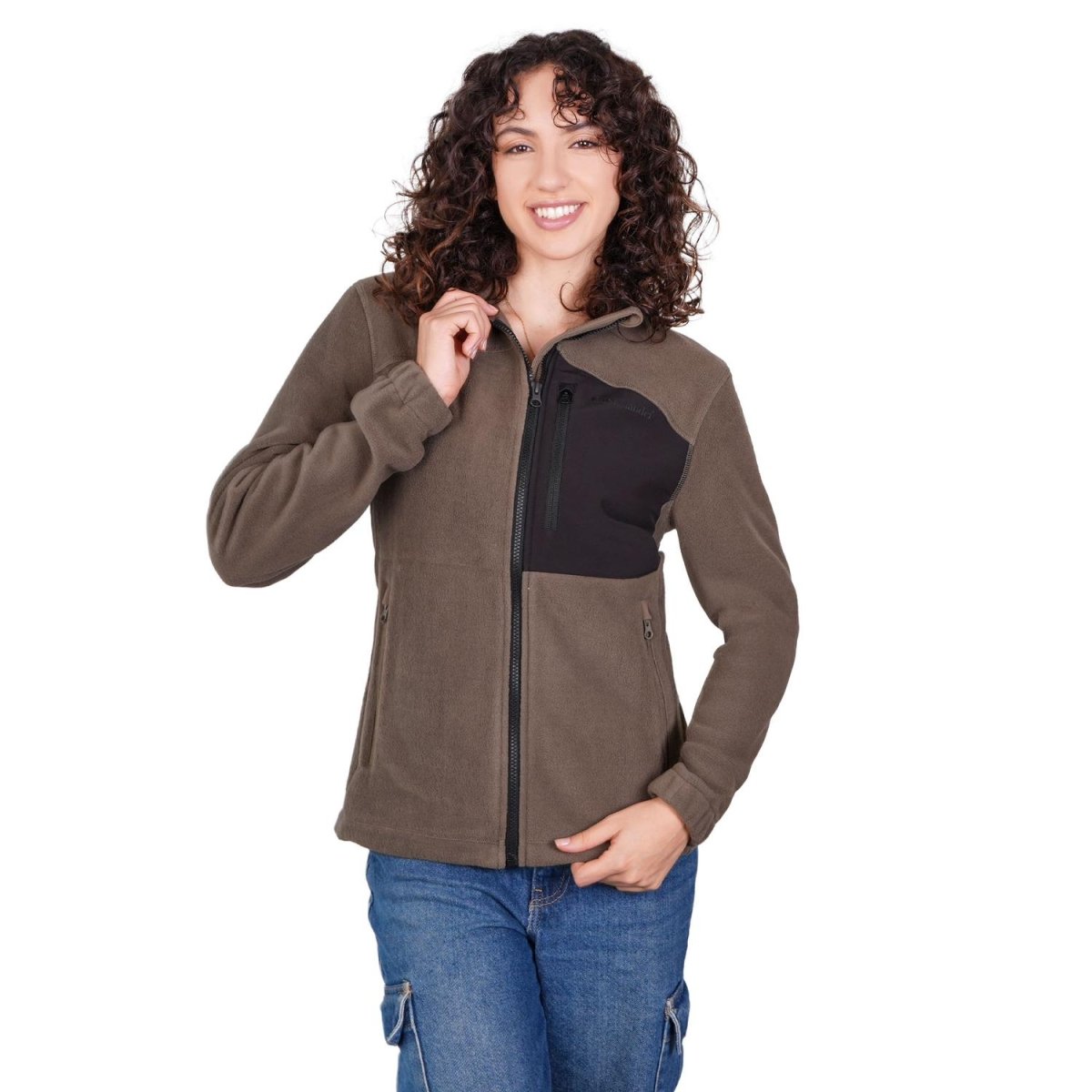 Chamarra de fleece holgado para mujer con bolsillos Greenlander - Greenlander