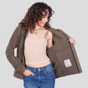 Chamarra de fleece holgado para mujer con bolsillos Greenlander - Greenlander