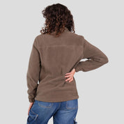 Chamarra de fleece holgado para mujer con bolsillos Greenlander - Greenlander
