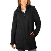 Chamarra de fleece larga para mujer con capucha desmontable Greenlander - Greenlander