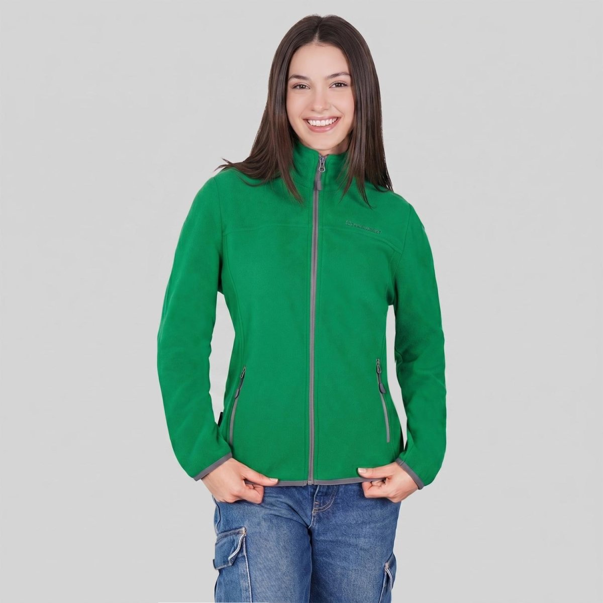 Chamarra de fleece para dama con bolsas al costado Greenlander - Greenlander