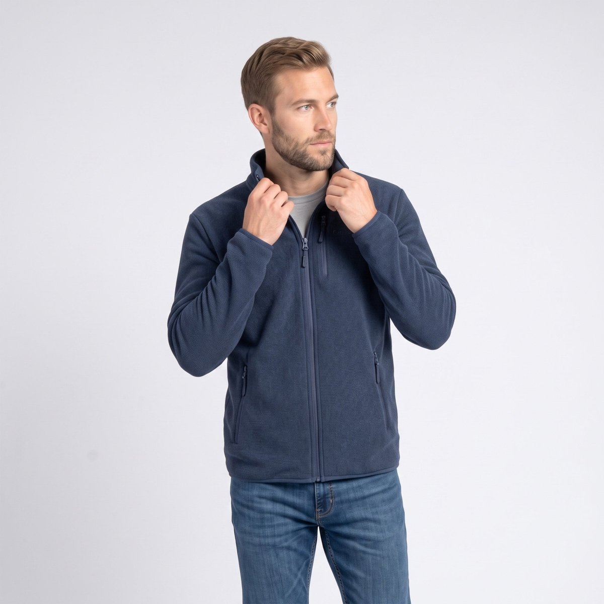 Chamarra de fleece para hombre con abertura en pulgar | Greenlander México - The Original Greenlander