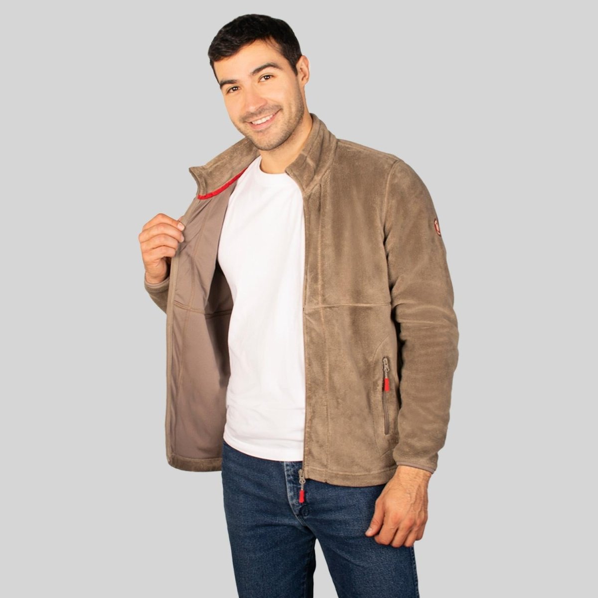 Chamarra de Fleece para hombre con bolsillos Greenlander - Greenlander