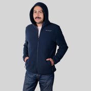 Chamarra de fleece para hombre con bolsillos y gorro integrado Greenlander - Greenlander