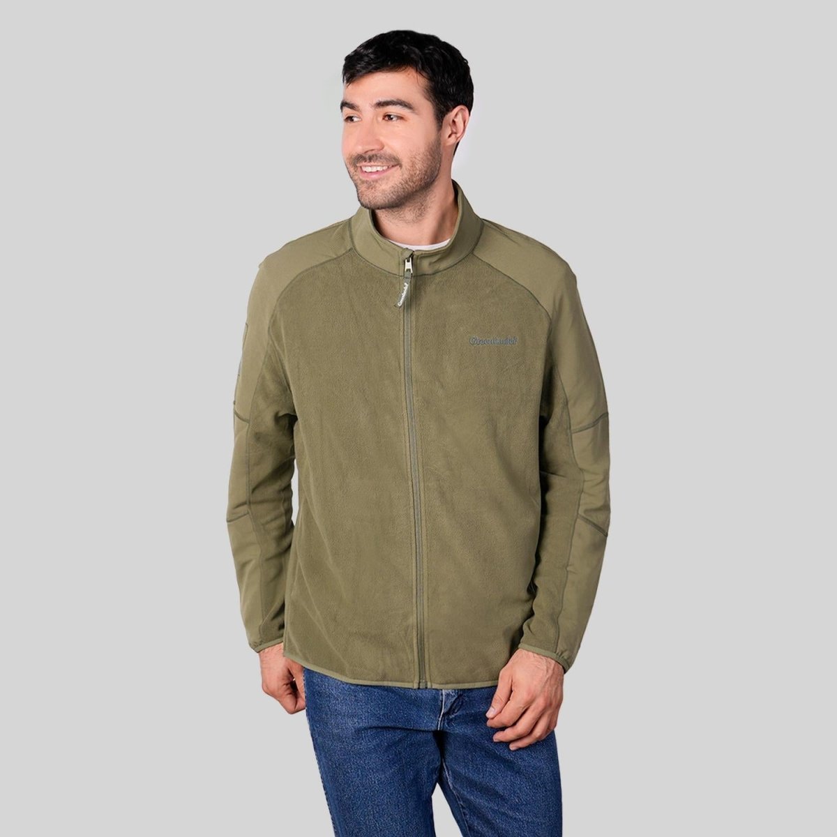 Chamarra de fleece para hombre con bolsillos y mangas raglan Greenlander - Greenlander