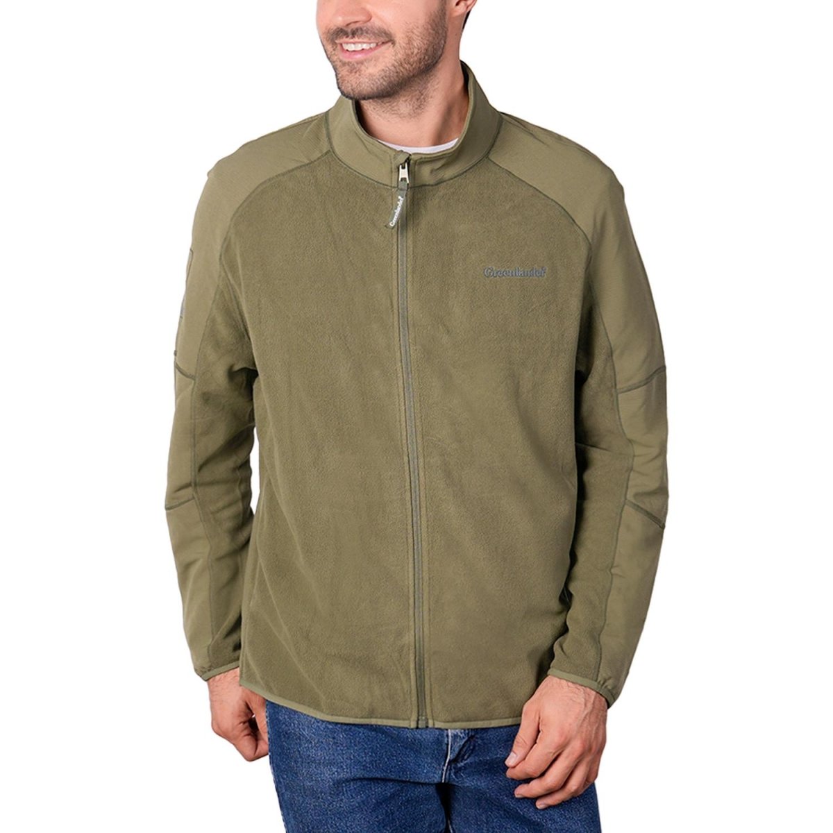 Chamarra de fleece para hombre con bolsillos y mangas raglan Greenlander - Greenlander
