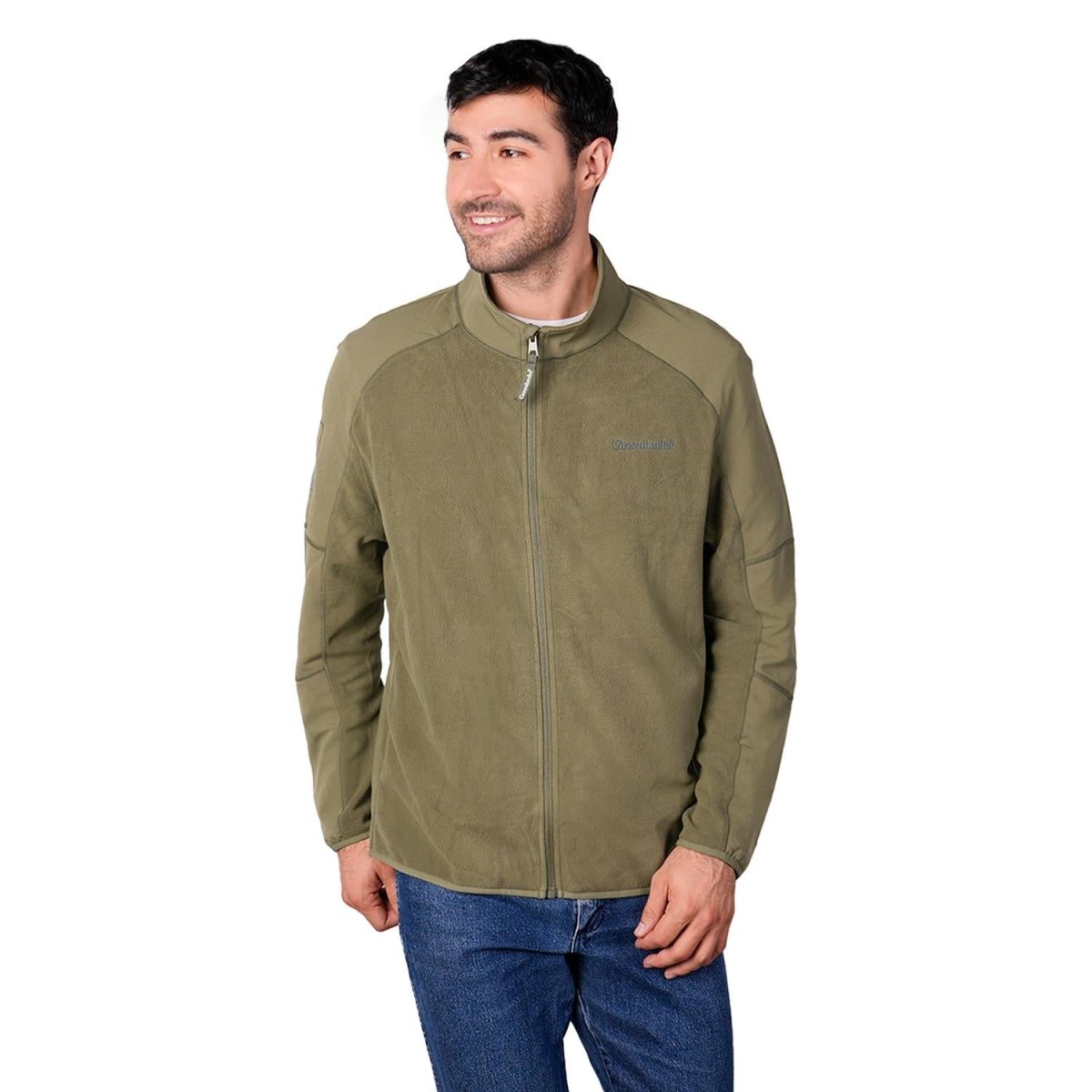 Chamarra de fleece para hombre con bolsillos y mangas raglan Greenlander - Greenlander