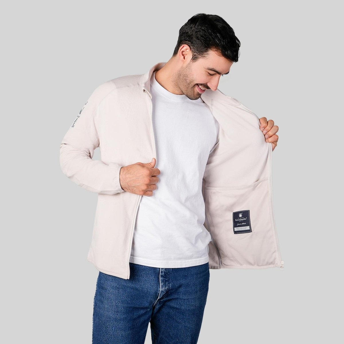Chamarra de fleece para hombre con bolsillos y mangas raglan Greenlander - Greenlander