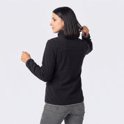 Chamarra de fleece para mujer con bolsas y gorro | Greenlander México - Greenlander