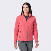 Chamarra de fleece para mujer con bolsas y gorro | Greenlander México - Greenlander