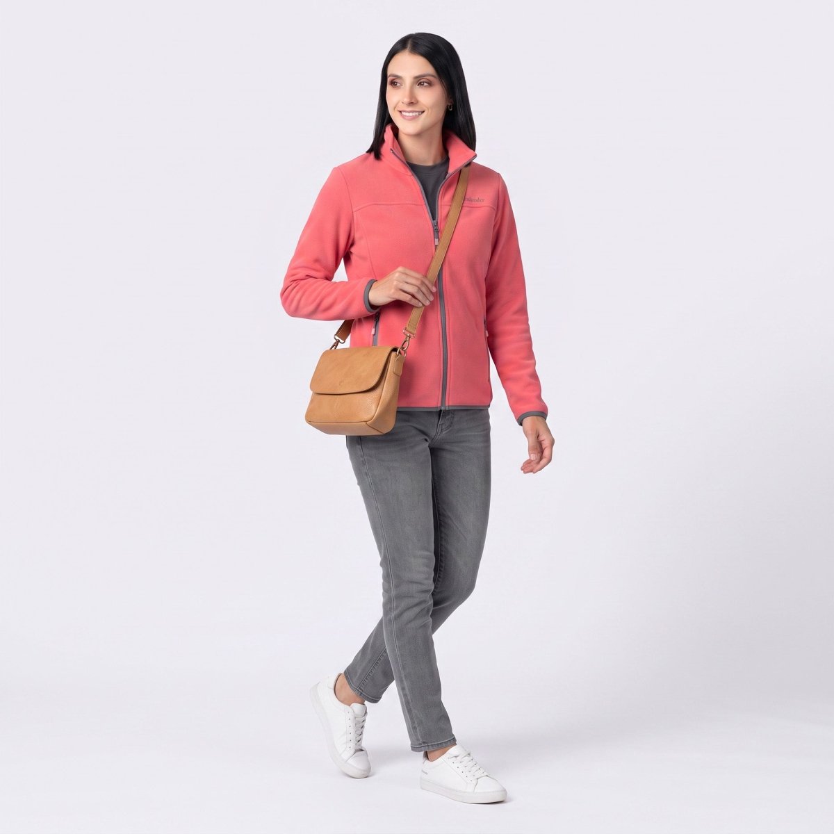 Chamarra de fleece para mujer con bolsas y gorro | Greenlander México - Greenlander