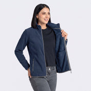 Chamarra de fleece para mujer con bolsas y gorro | Greenlander México - Greenlander