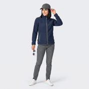 Chamarra de fleece para mujer con bolsas y gorro | Greenlander México - Greenlander