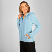 Chamarra de fleece para mujer con bolsillos y gorro integrado Greenlander - Greenlander