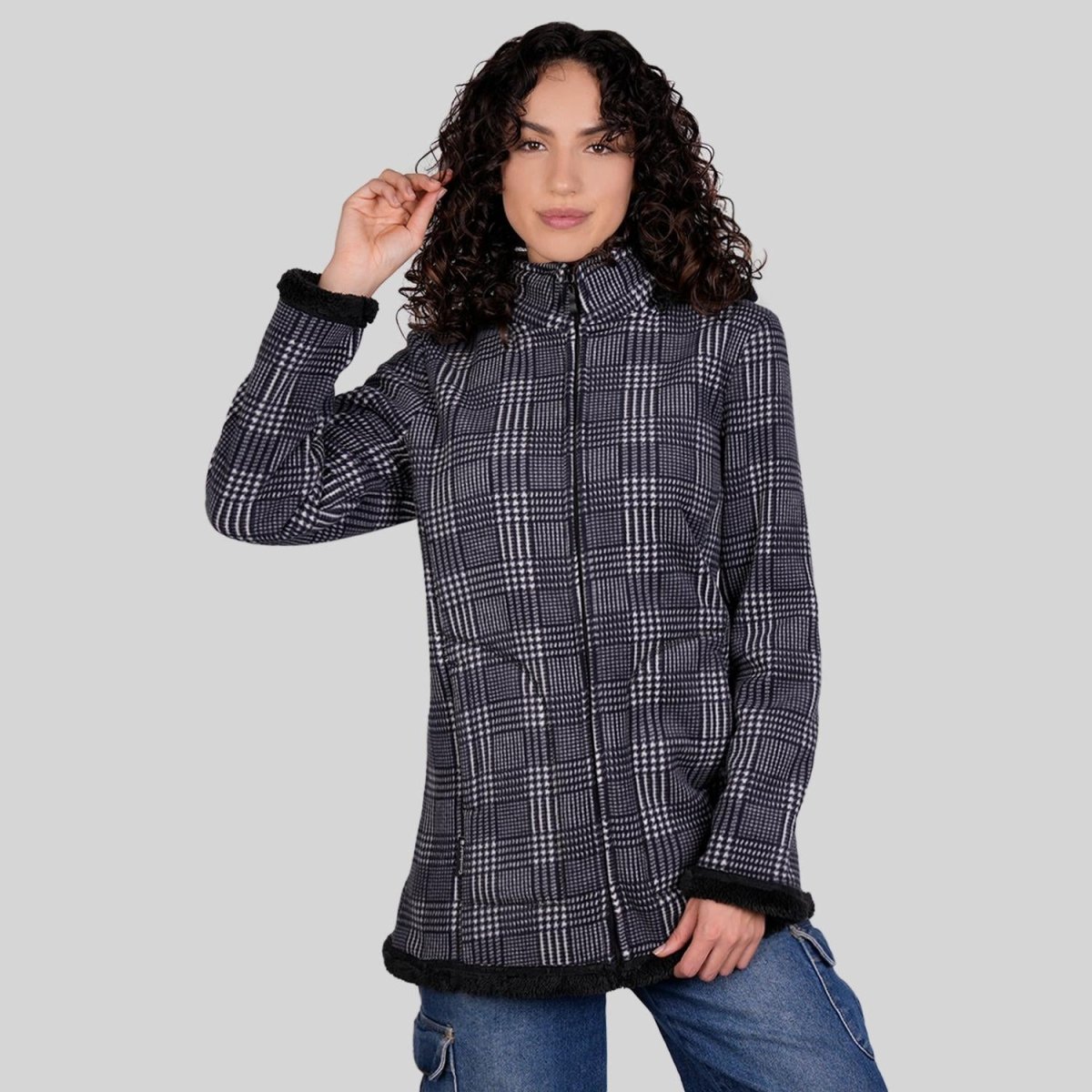 Chamarra de Fleece para mujer con capucha desmontable Greenlander - Greenlander