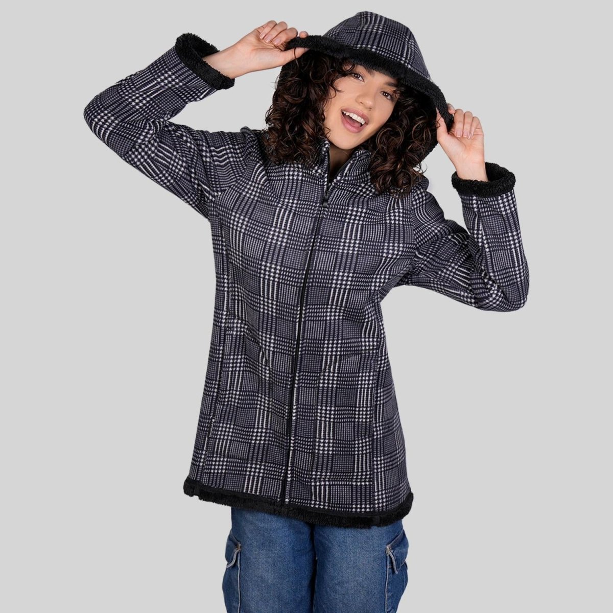 Chamarra de Fleece para mujer con capucha desmontable Greenlander - Greenlander