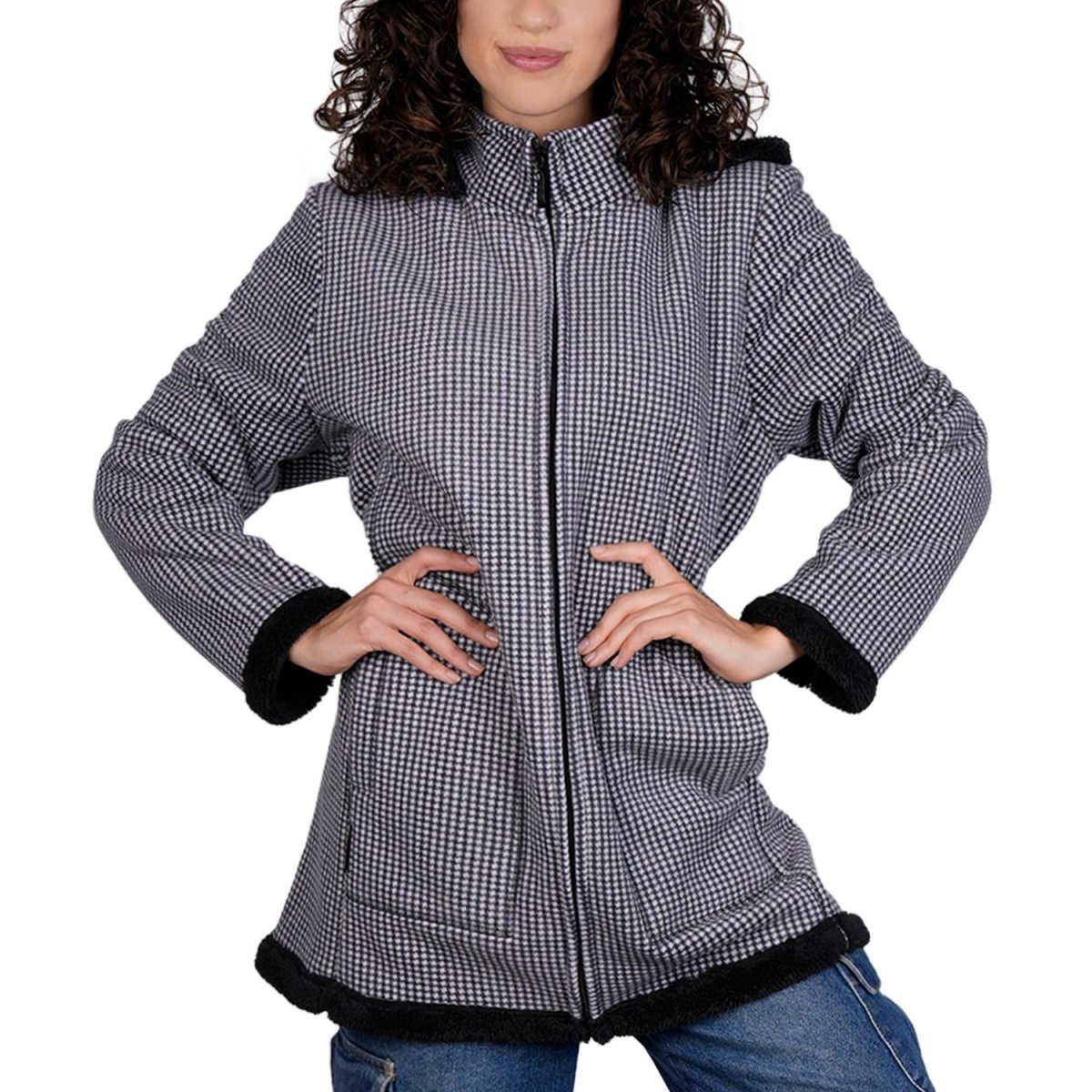 Chamarra de Fleece para mujer con capucha desmontable Greenlander - Greenlander