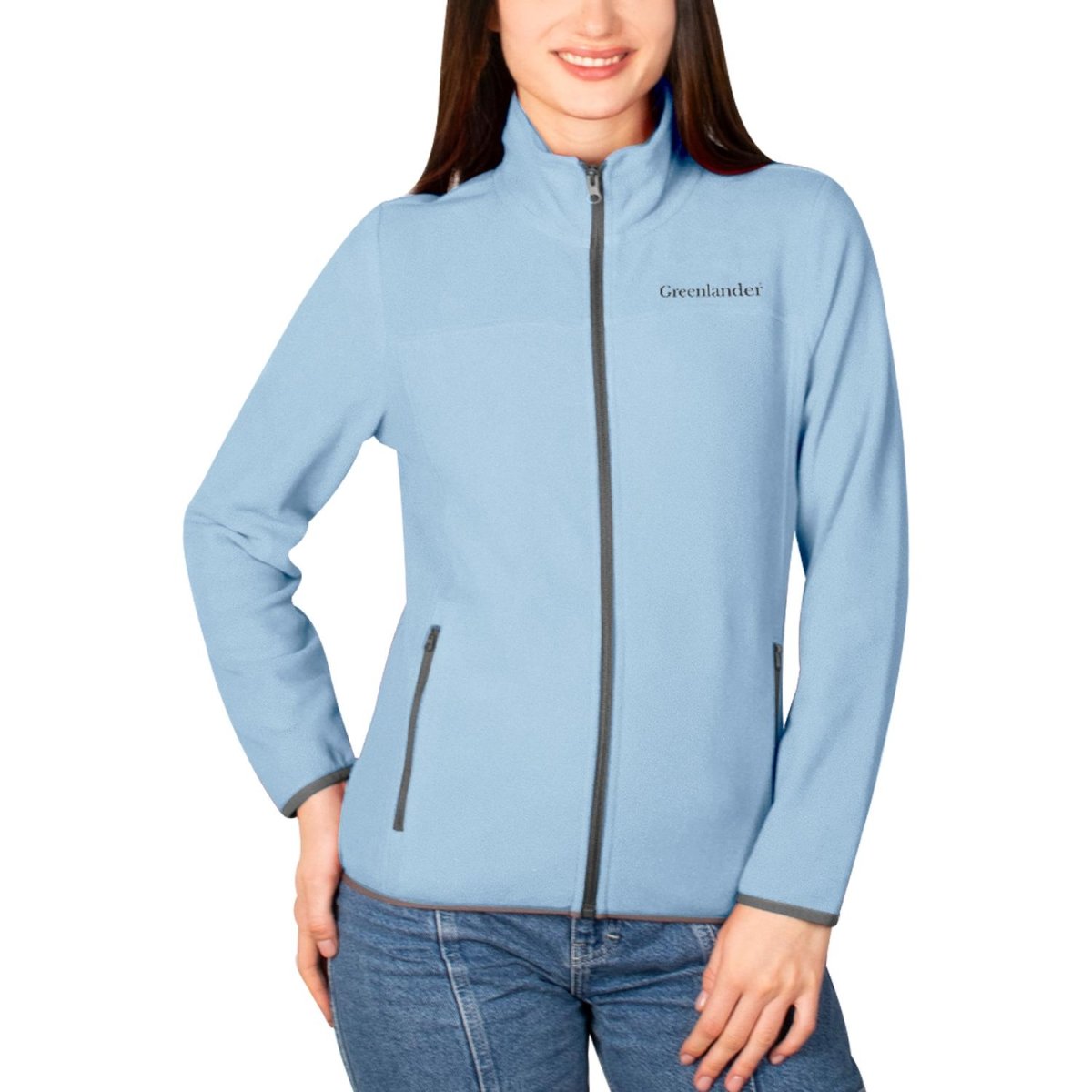 Chamarra de fleece para mujer con cuello alto y bolsillos Greenlander - Greenlander
