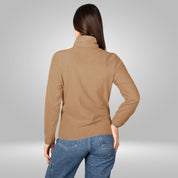 Chamarra de fleece para mujer con cuello alto y bolsillos Greenlander - Greenlander