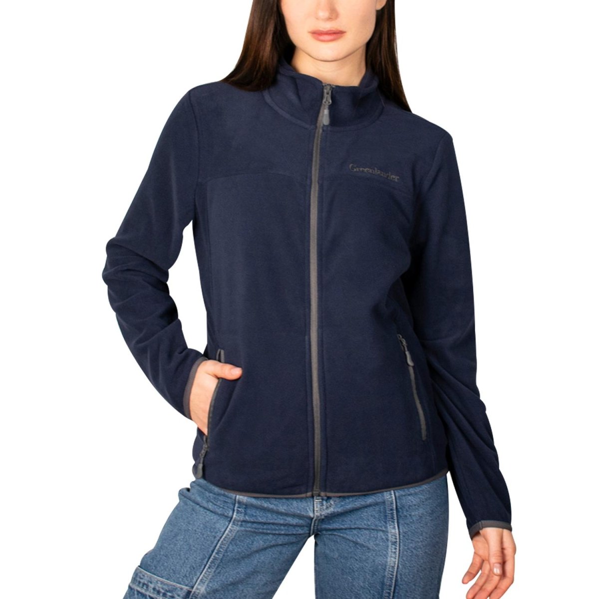 Chamarra de fleece para mujer con cuello alto y bolsillos Greenlander - Greenlander