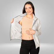 Chamarra de fleece para mujer con cuello alto y bolsillos Greenlander - Greenlander