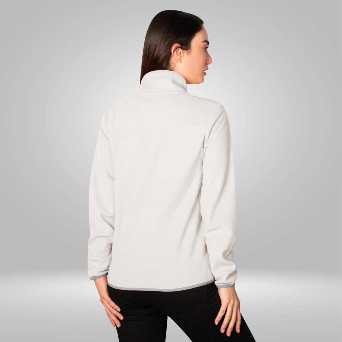 Chamarra de fleece para mujer con cuello alto y bolsillos Greenlander - Greenlander