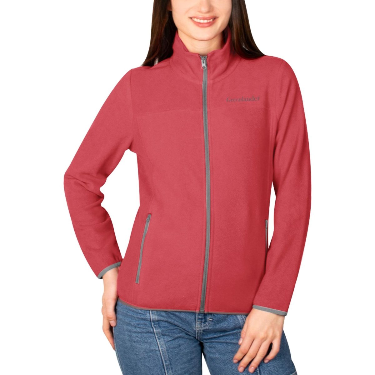 Chamarra de fleece para mujer con cuello alto y bolsillos Greenlander - Greenlander